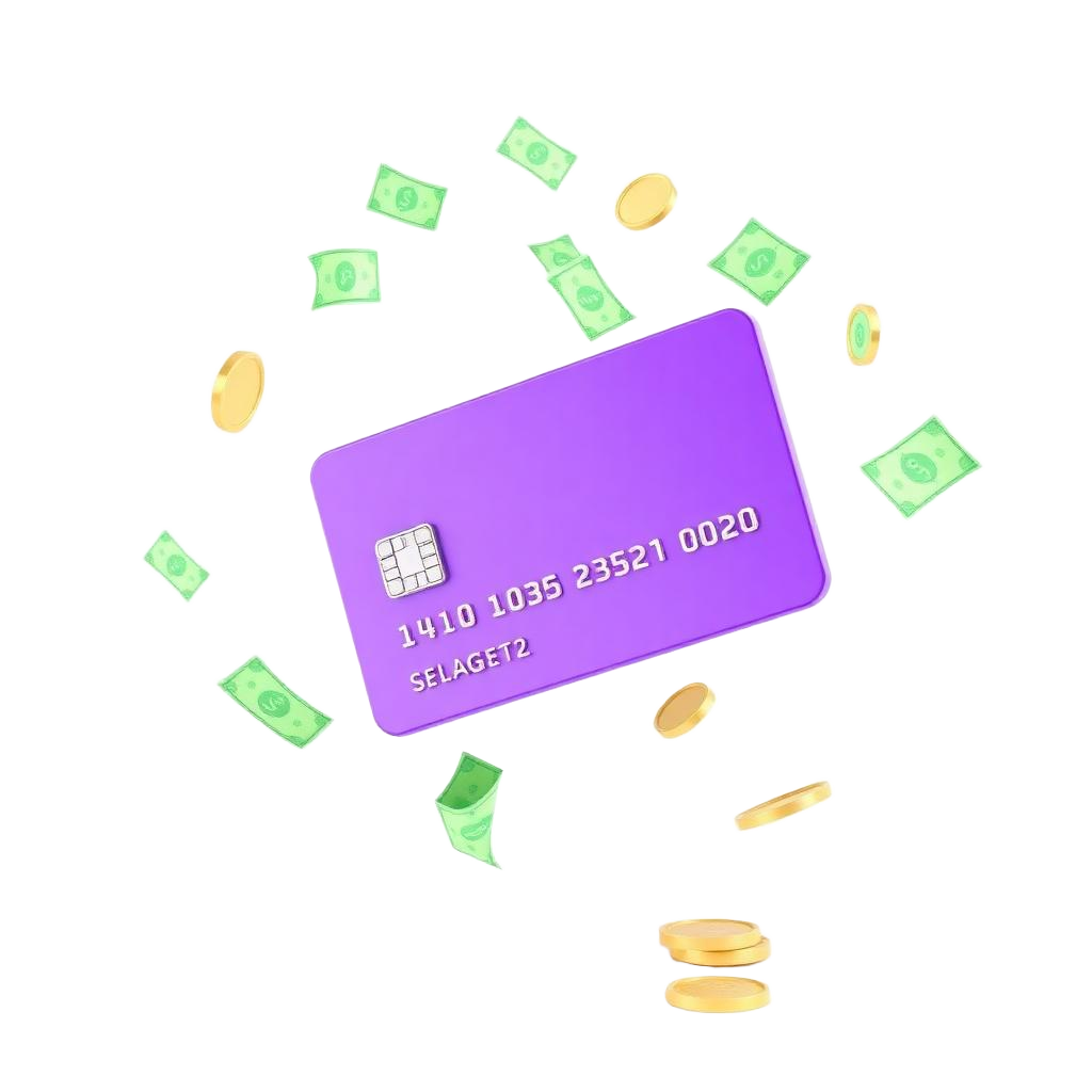 Credit card with cash